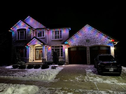 Permanent Holiday lights, Christmas lights , pot lights , Gemstone lights , LED lights , Kingston Ontario, Lighting Kingston Ontario