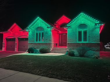 Permanent Holiday lights, Christmas lights , pot lights , Gemstone lights , LED lights , Kingston Ontario, Lighting Kingston Ontario