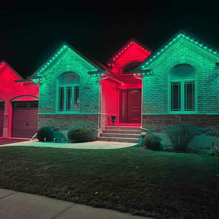 Permanent Holiday lights, Christmas lights , pot lights , Gemstone lights , LED lights , Kingston Ontario, Lighting Kingston Ontario